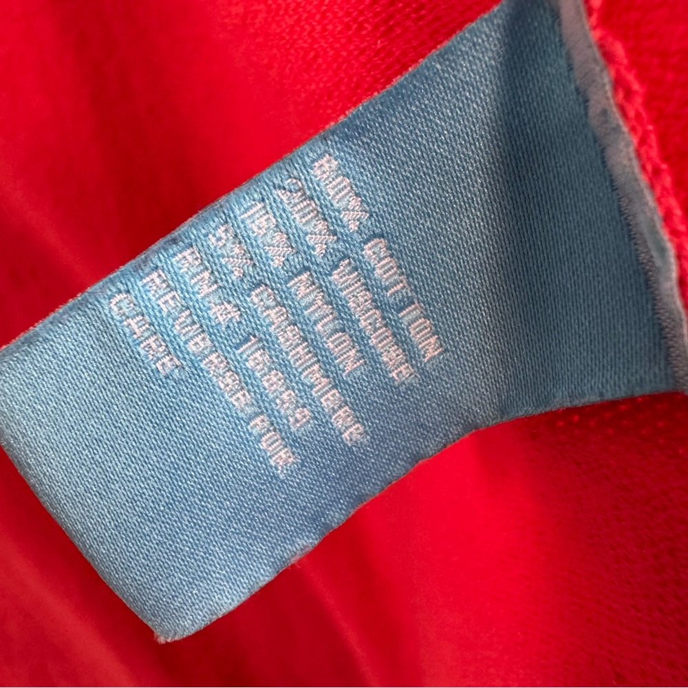 J. Mclaughlin Long Cardigan‎ Women’s XL Coral Pink Cotton Open Front Bohemian - Picture 6 of 9
